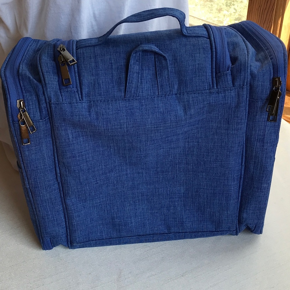 Roomy Blue Toiletries Bag - Picture 2 of 5